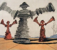Spinning Man 1981 Limited Edition Print by Salvador Dali - 0 Spinning Man 1981 Limited Edition Print by Salvador Dali - 0