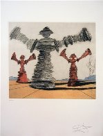 Spinning Man 1981 Limited Edition Print by Salvador Dali - 1 Spinning Man 1981 Limited Edition Print by Salvador Dali - 1