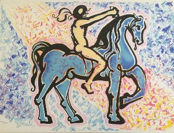 Le Cavalier 1976 Limited Edition Print - Salvador Dali Le Cavalier 1976 Limited Edition Print - Salvador Dali