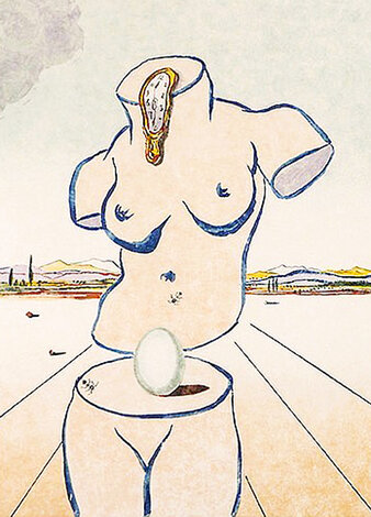 Birth of Venus (Torso) 1979 HS Limited Edition Print - Salvador Dali