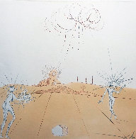Neuf Paysages Paysage Avec Figures -  Soleil From Sun 1980 Limited Edition Print by Salvador Dali - 0
