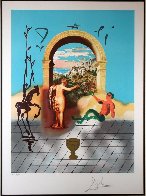 Christopher Columbus Discovers America (Jack of Swords) And Gateway to the New World, Set Limited Edition Print by Salvador Dali - 1 Christopher Columbus Discovers America (Jack of Swords) And Gateway to the New World, Set Limited Edition Print by Salvador Dali - 1