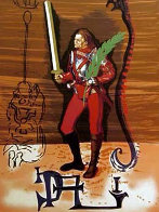 Christopher Columbus Discovers America (Jack of Swords) And Gateway to the New World, Set Limited Edition Print by Salvador Dali - 3 Christopher Columbus Discovers America (Jack of Swords) And Gateway to the New World, Set Limited Edition Print by Salvador Dali - 3
