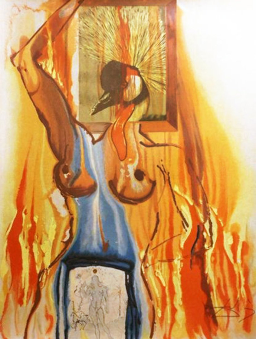 Le Phoenix From Alchimie Des Philosophes 1975 Limited Edition Print by Salvador Dali