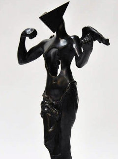 Surrealist Angel Bronze Sculpture 1983 22 inn Sculpture by Salvador Dali