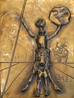 Don Quixote, Bronze Bas Relief Sculpture 1979 26 in Sculpture - Salvador Dali Don Quixote, Bronze Bas Relief Sculpture 1979 26 in Sculpture - Salvador Dali