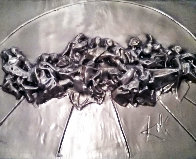 Last Supper Silver Bas Relief Sculpture 1978 24 in Sculpture by Salvador Dali - 1 Last Supper Silver Bas Relief Sculpture 1978 24 in Sculpture by Salvador Dali - 1