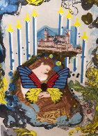 Papillons Anciennes, Suite of 4 Lithos 1977 Limited Edition Print by Salvador Dali - 1 Papillons Anciennes, Suite of 4 Lithos 1977 Limited Edition Print by Salvador Dali - 1