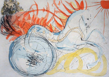 Our Historical Heritage Elijah (And the Chariot) Limited Edition Print - Salvador Dali Our Historical Heritage Elijah (And the Chariot) Limited Edition Print - Salvador Dali