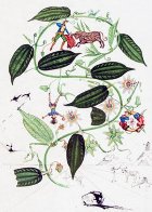 Flora Dalinae: Passiflora Laurigera 1964 (Early) Limited Edition Print by Salvador Dali - 0