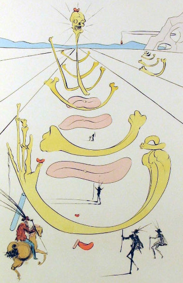 Masque De La Mort 1975 Limited Edition Print by Salvador Dali Masque De La Mort 1975 Limited Edition Print by Salvador Dali
