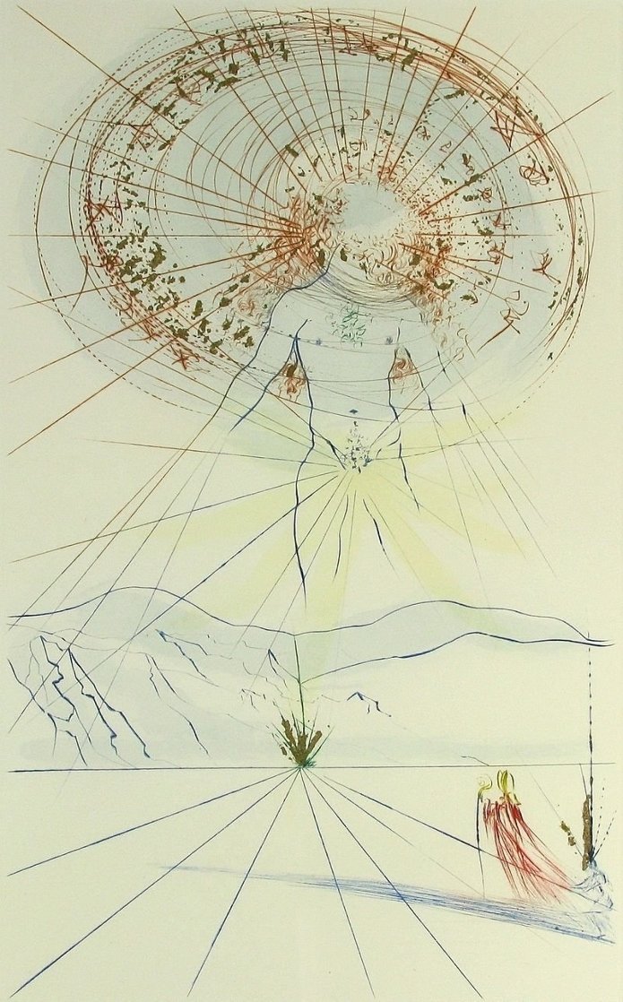 The Bridegroom Jumps &Return,Return Shalamite -Song of Songs of King Solomon Suite, Set of Limited Edition Print by Salvador Dali The Bridegroom Jumps &Return,Return Shalamite -Song of Songs of King Solomon Suite, Set of Limited Edition Print by Salvador Dali