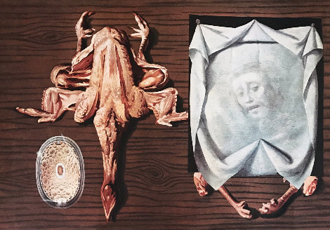 Diners De Gala: Frog Pasties 1973 Limited Edition Print - Salvador Dali