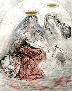 Sainte Anne 1965 (Early) Limited Edition Print - Salvador Dali Sainte Anne 1965 (Early) Limited Edition Print - Salvador Dali