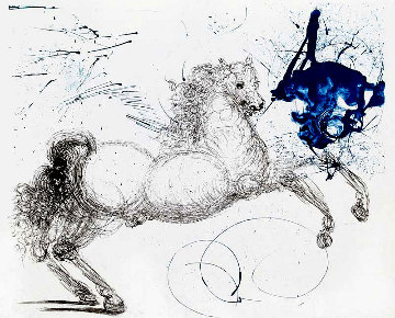 Pegasus: Mythology Series 1963 (Very Early) Limited Edition Print - Salvador Dali Pegasus: Mythology Series 1963 (Very Early) Limited Edition Print - Salvador Dali