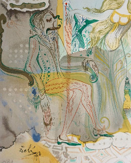 Marquis De Sade the Twins Outwit Damis 1969 ( Early) Limited Edition Print - Salvador Dali Marquis De Sade the Twins Outwit Damis 1969 ( Early) Limited Edition Print - Salvador Dali
