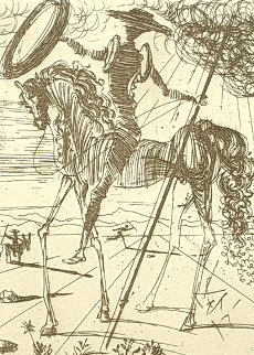 Don Quixote AP Limited Edition Print - Salvador Dali Don Quixote AP Limited Edition Print - Salvador Dali