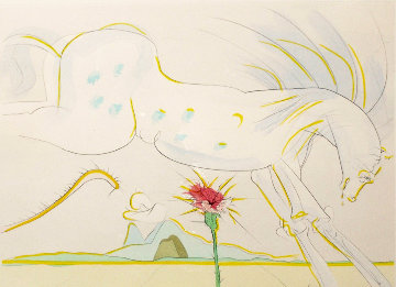 Le Bestaire De La Fontaine Dalinise: Le Cheval Et Le Loup 1974 Limited Edition Print - Salvador Dali Le Bestaire De La Fontaine Dalinise: Le Cheval Et Le Loup 1974 Limited Edition Print - Salvador Dali