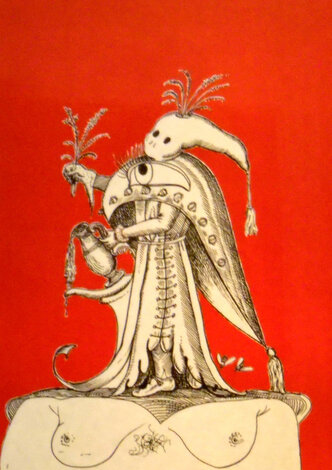 Untitled Y: Les Songes Drôlatiques de Pantagruel 1973 HS Limited Edition Print - Salvador Dali