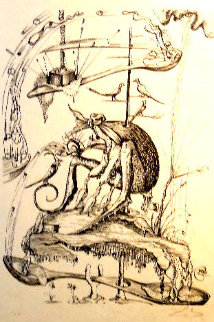 Untitled M:  Les Songes Drôlatiques de Pantagruel AP 1973 Limited Edition Print - Salvador Dali
