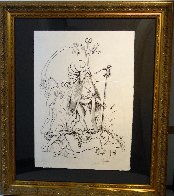 Les Songes Drolatiques De Pantagruel: Untitled (R) Black And White 1973 Limited Edition Print by Salvador Dali - 1 Les Songes Drolatiques De Pantagruel: Untitled (R) Black And White 1973 Limited Edition Print by Salvador Dali - 1