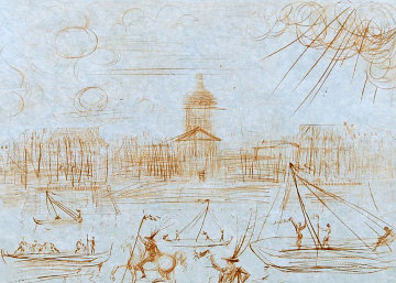 Académie Des Beaux Arts 1975 Limited Edition Print - Salvador Dali Académie Des Beaux Arts 1975 Limited Edition Print - Salvador Dali