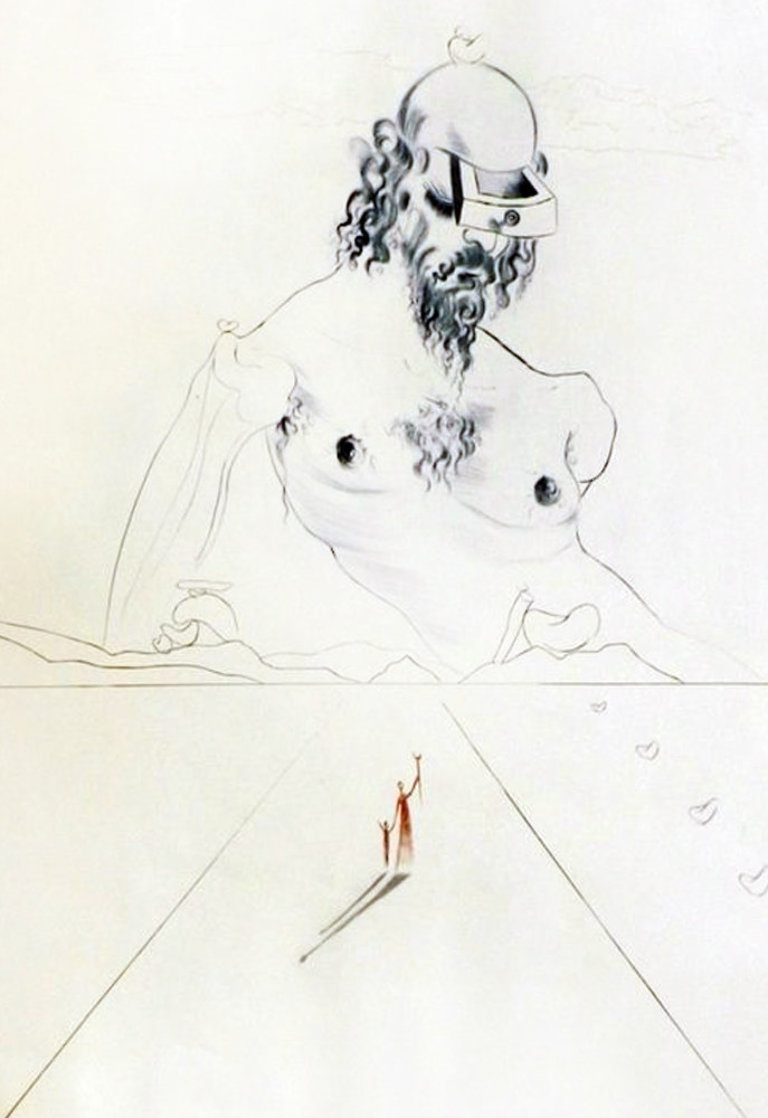 Aurelia Le Colosse 1972 (Early) Limited Edition Print by Salvador Dali Aurelia Le Colosse 1972 (Early) Limited Edition Print by Salvador Dali