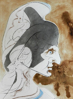 Homage a Leonardo Condottiere 1975 Limited Edition Print - Salvador Dali