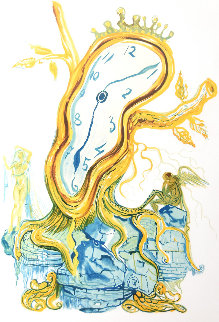 Stillness of Time: Tree Clock 1976 Limited Edition Print - Salvador Dali Stillness of Time: Tree Clock 1976 Limited Edition Print - Salvador Dali