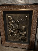 Ten Commandments Gold Bas Relief Sculpture 1979 25 in Sculpture by Salvador Dali - 2 Ten Commandments Gold Bas Relief Sculpture 1979 25 in Sculpture by Salvador Dali - 2