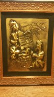 Ten Commandments Gold Bas Relief Sculpture 1979 25 in Sculpture by Salvador Dali - 1 Ten Commandments Gold Bas Relief Sculpture 1979 25 in Sculpture by Salvador Dali - 1