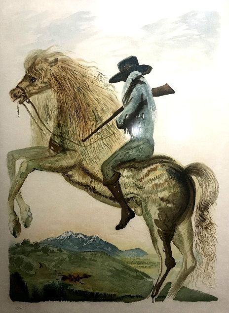 El Caballero 1968 - HS Limited Edition Print by Salvador Dali