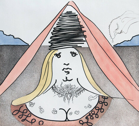 Lady Dulcinea From Historia De Don Quichotte De La Mancha 1981 - HS Limited Edition Print - Salvador Dali