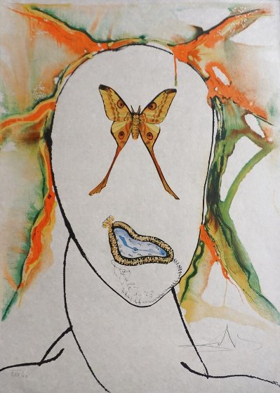 Kabuki Dancer Limited Edition Print by Salvador Dali Kabuki Dancer Limited Edition Print by Salvador Dali