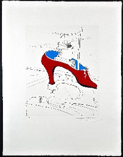 After 50 Years of Surrealism the Curse Conquered 1974 Limited Edition Print - Salvador Dali After 50 Years of Surrealism the Curse Conquered 1974 Limited Edition Print - Salvador Dali