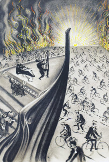 Bicycle Symphony 1970 Limited Edition Print - Salvador Dali Bicycle Symphony 1970 Limited Edition Print - Salvador Dali