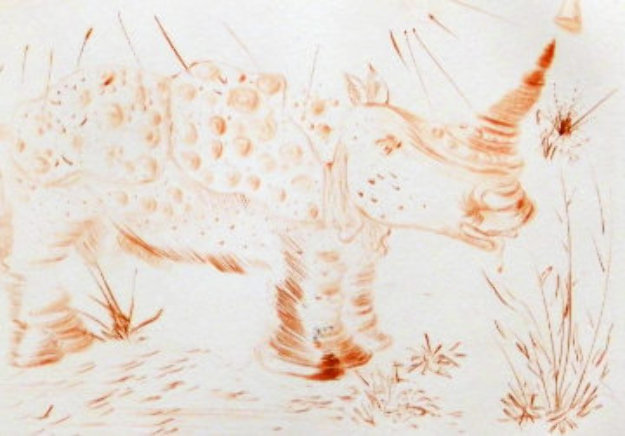 dali painting rhinoceros