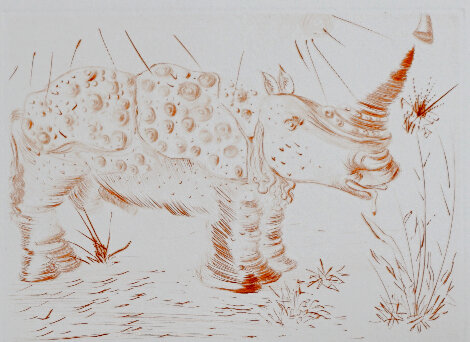 Album Rhinoceros 1968 HS (Early) Limited Edition Print - Salvador Dali