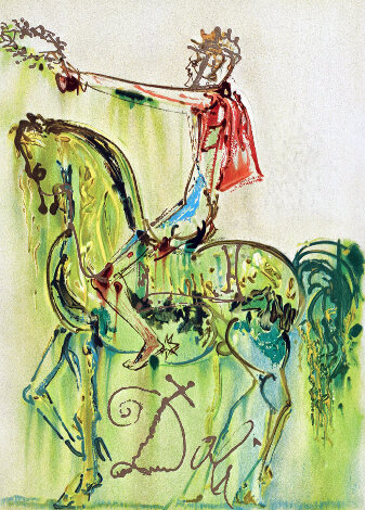 Roman Knight (Le Chevalier Roman) 1972 HS Limited Edition Print - Salvador Dali