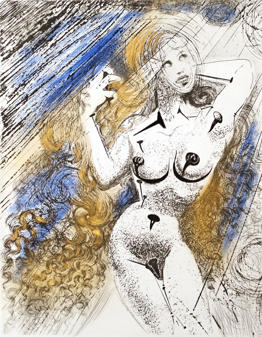 Marilyn 1967 (Early) Limited Edition Print by Salvador Dali Marilyn 1967 (Early) Limited Edition Print by Salvador Dali