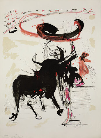 Bullfight I Suite of 5 Lithographs - 1966 HS - Early Limited Edition Print - Salvador Dali