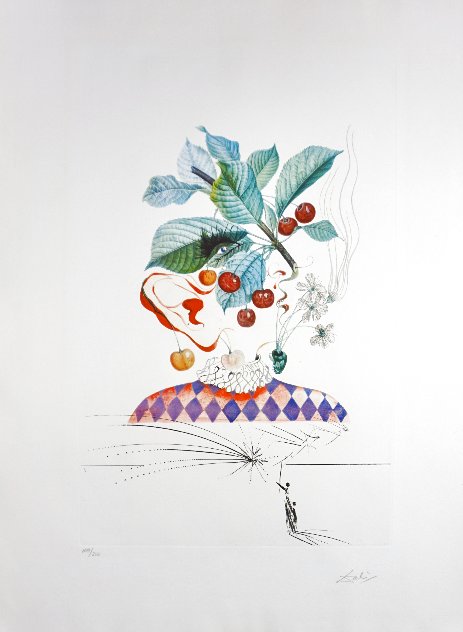 Flordali / Les Fruits: Cherries 1969 (Early) Limited Edition Print by Salvador Dali