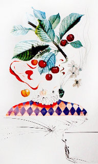 Flordali / Les Fruits: Cherries 1969 Limited Edition Print - Salvador Dali Flordali / Les Fruits: Cherries 1969 Limited Edition Print - Salvador Dali