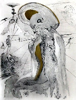 Athena 1963 (Early) Limited Edition Print by Salvador Dali - 0