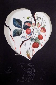 Fruits Strawberries 1970 Limited Edition Print - Salvador Dali Fruits Strawberries 1970 Limited Edition Print - Salvador Dali