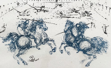 Combat of the Cavaliers Limited Edition Print - Salvador Dali Combat of the Cavaliers Limited Edition Print - Salvador Dali