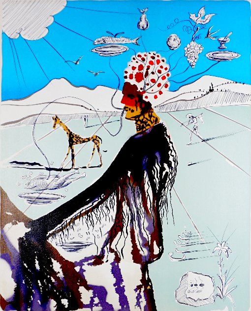 Earth Goddess (The Chef) HC 1980 HS Limited Edition Print by Salvador Dali