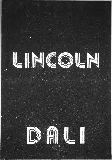 Lincoln in Dalivision Platinum Bas Relief 1979 28 in Sculpture - Salvador Dali Lincoln in Dalivision Platinum Bas Relief 1979 28 in Sculpture - Salvador Dali