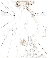 Hippies Woman with Garter 1969 (Early) - Huge Limited Edition Print by Salvador Dali - 0