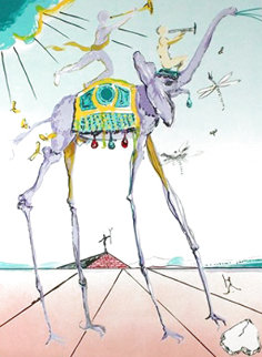 Celestial Elephant 1979 Limited Edition Print - Salvador Dali Celestial Elephant 1979 Limited Edition Print - Salvador Dali